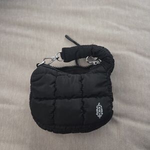 FP Movement by Free People Black Quilted Mini Bag